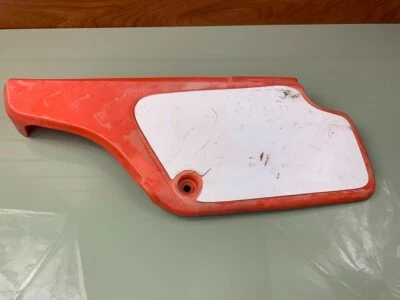 85 86 Honda XR80 XR 80 100 OEM Rear Left Number Plate Side Cover Panel 9-G - Image 1 of 4