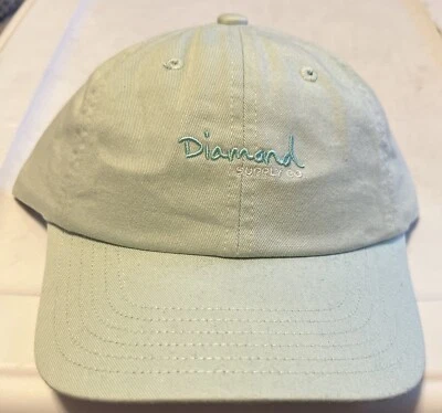 New Diamond Supply Co. Skate Basic Green Teal Mens Hat Snapback MSRP $34 - Изображение 1 из 4