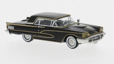 BREKINA 18205 Scala HO Ford Thunderbird Cabriolet colore nero/oro 1960 - Immagine 1 di 1
