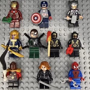 Lego Marvel Super Heroes Minifigures Lot and Accessories - Picture 1 of 1