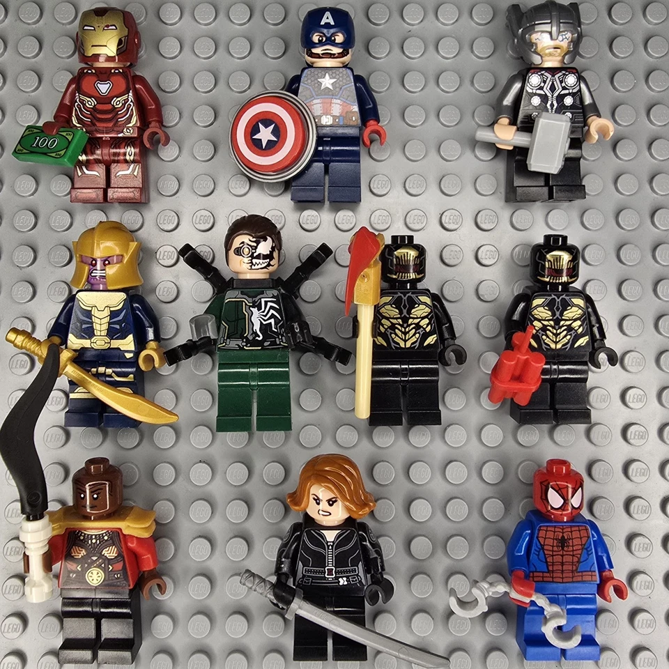 Lego Marvel Super Heroes Minifigures Lot and Accessories - Image 1 of 1