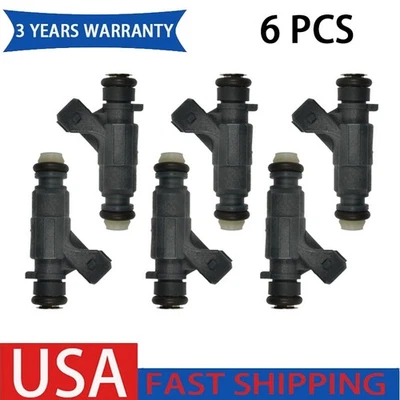 Injetor de combustível 6X para 2004-2008 Chrysler Crossfire 2001-2005 Mercedes-Benz CLK320 - Imagem 1 de 4