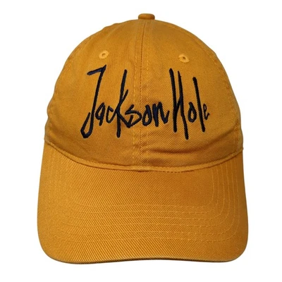 Jackson Hole Fitted Baseball Cap Orange XL Embroidered Unifit By Fahrenheit - Image 1 of 4