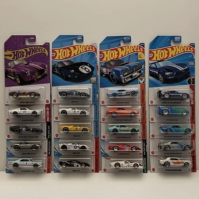 Hot Wheels Lote De 20 Muscle Cars Ford Mustang GT40 Shelby Olds Mercury Maverick Foto 1 de 4