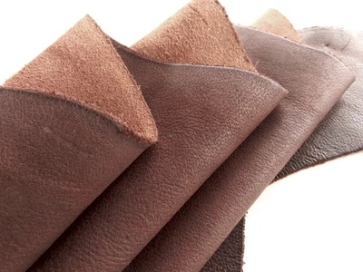 Lederhaut BRAUN Vintage 150x75 1,2mm Dickleder Sattelleder Oberleder Rindleder - Bild 1 von 4