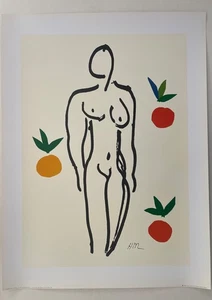 HENRI MATISSE, 'NUDE WITH ORANGES,1953 ' AUTHENTIC 1996 ART PRINT - Picture 1 of 6