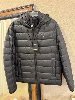 Hugo Boss Tonal Logo Down W/ Repellant Finish Size Large Men’s New With Tags. - Image 1 of 4