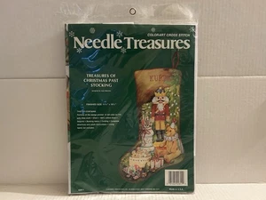 Needle Treasures Colorart Cross Stitch Treasures Of Christmas Past Stocking 0281 - Picture 1 of 8