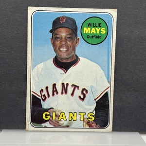 1969 Topps Willie Mays #190 HOF Giants - Imagen 1 de 16