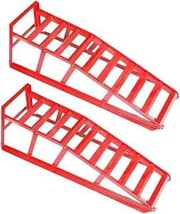 Rampe Carico Auto 1T Coppia 82cm Robuste Sicure per Officine Emergenze - Foto 1 di 11