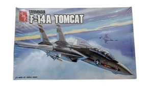 Vintage 80s Tomcat AMT ERTL Grumman F-14A 1/72 Scale Model Kit Airplane Italy Sealed - Bild 1 von 6