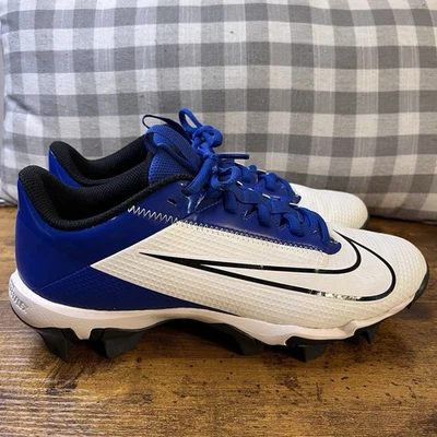 Nike Vapor Edge Shark 2 Football Cleats Blue/White Youth Size 6Y DH5089-414 NWOB - Image 1 of 4