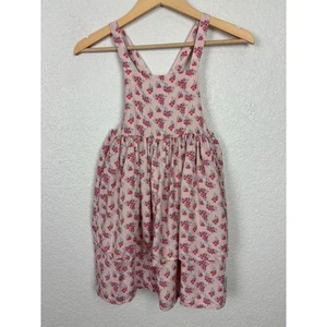 PiuPiuChick Mädchen Trägerkleid GR. 10Y Rosa Blumen Cottagecore Portugal - Bild 1 von 8