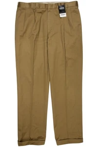 Pantalones de tela Lands End para hombre talla EU 52 algodón marrón #gofw8hi - Imagen 1 de 5