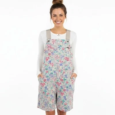 Duluth Trading 传家宝园艺花卉花园印花短裤短裤 S — 第 1/4 张图片