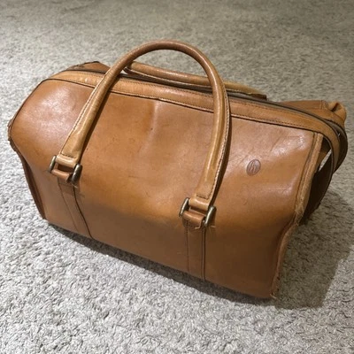 Bolso de lona de cuero Hartmann para equipaje vintage Foto 1 de 4