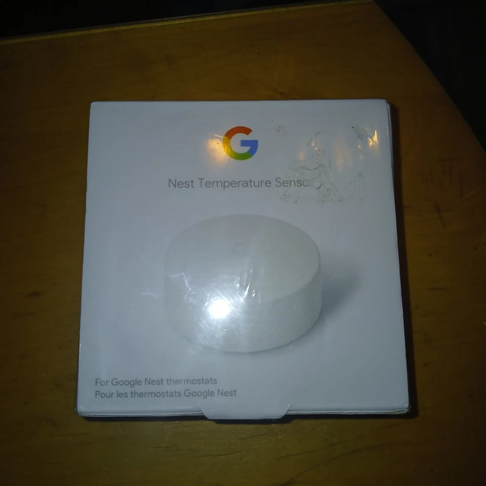 Google Nest Thermostat Sensor 3rd Gen Brand New Still In Sealed Box - Image 1 of 4