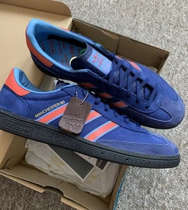 Adidas Spezial Manchester 89 Talla 11.5 Nuevo En Caja SPZL Azul Marino Informal - Imagen 1 de 8
