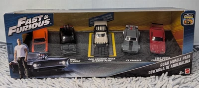 Mattel - Fast & Furious - Road Muscle Pack Vehicles 5-Pack - 1:55 Scale  - New - Image 1 of 4