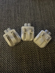 3 Apple AC power adapter "duckhead" plugs - Photo 1/4