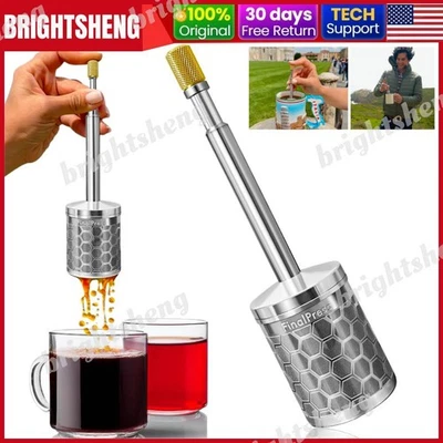 Cafetera y Tetera Original Micro Prensa Francesa Patentada Tecnología 3 en 1 EE. UU. Foto 1 de 4