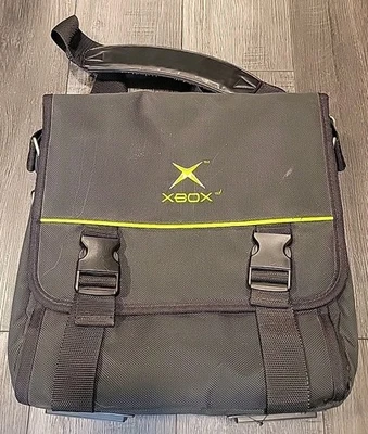 Vintage Official Microsoft Original XBOX Carrying Case Travel Bag Messenger Bag - Image 1 of 4