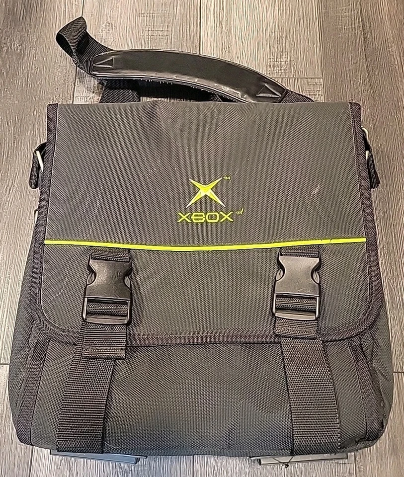 Vintage Official Microsoft Original XBOX Carrying Case Travel Bag Messenger Bag - Image 1 of 4