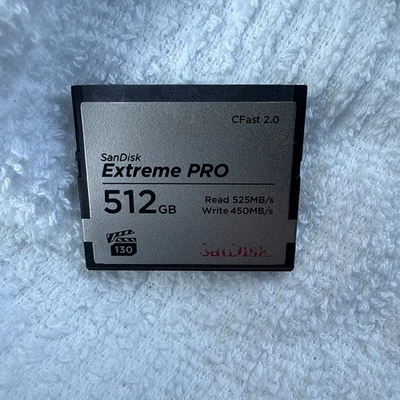 SanDisk 512gb CFast 2.0 Extreme Pro Memory Card - Image 1 of 3