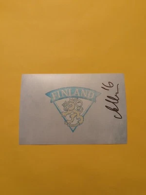 Aleksander Barkov Signed Finland 4x6 Photo Florida Panthers Stanley Cup Champion - Изображение 1 из 3