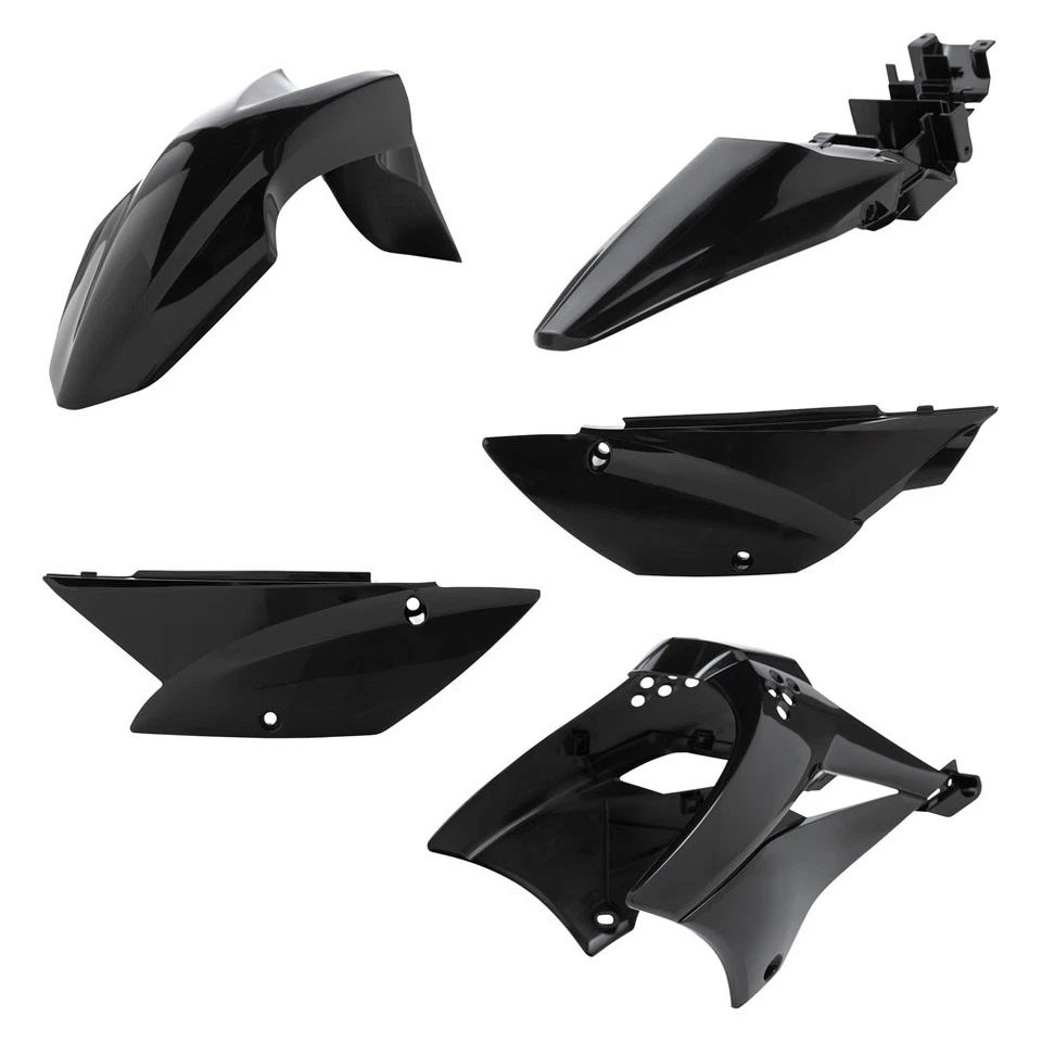 Kit réplica plástico Acerbis negro para Kawasaki KLX110R L 2021-2026 Foto 1 de 2