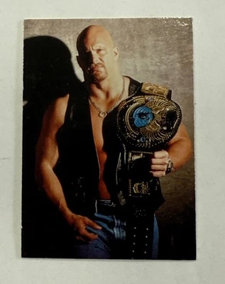 1998 WWF Superstarz Stone Cold Steve Austin Card #6 WWE Comic Images SCSA - Image 1 of 4