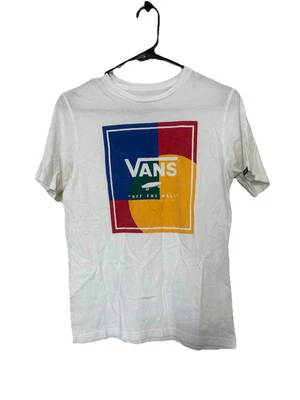 Мальчики Vans футболка средний 10-12 от стены * свет пятна Summer коньков вибрации - Изображение 1 из 3