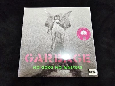 Garbage No Gods No Masters Clear Pink Vinyl LP Record RSD New Hyper Sticker  - Image 1 of 3