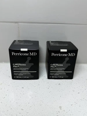 2x Perricone MD Cold Plasma Plus Face 2oz Ea Advanced Serum Concentrado LOTE de 2 Foto 1 de 4