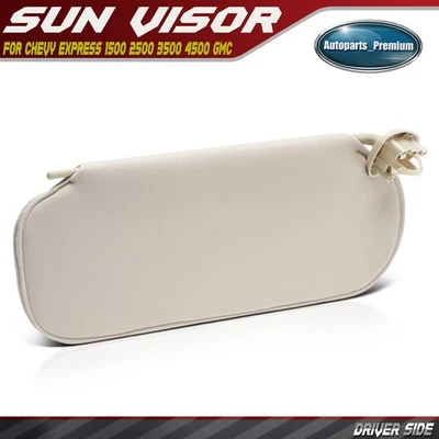 Parasol beige lado conductor izquierdo para Chevrolet Express 2500 GMC Savana 1999-2021 Foto 1 de 4