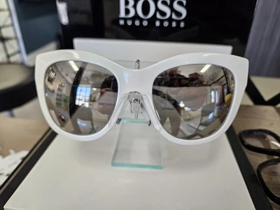 Nuevas gafas de sol DOLCE & GABBANA DG4270 3023/6G 55 mm blancas sobre florales Italia Foto 1 de 4