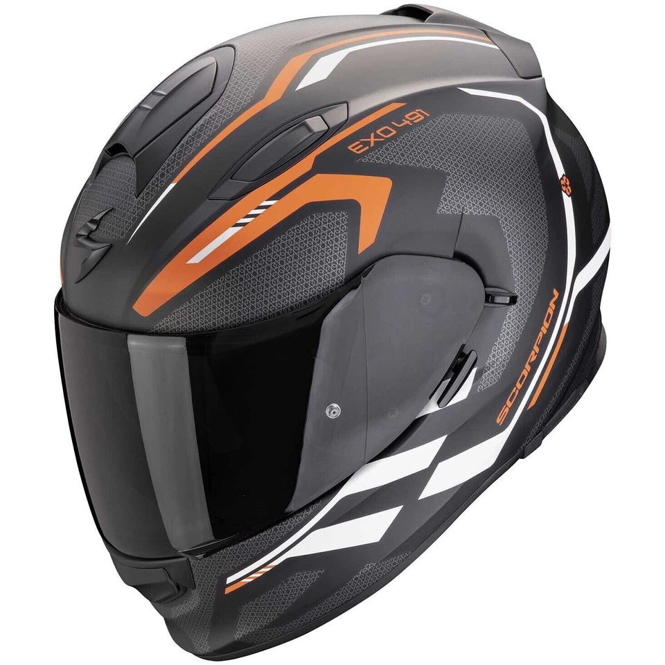 Full Face Helmet Scorpion exo 491 Air Kripta Orange Helmet - Image 1 of 1