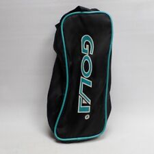 Gola Vintage 90s Football Boot Bag Retro Black + Turquoise inc UK P+P