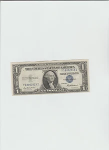 Lightly Circulated 1935-F Silver Certificate - Picture 1 of 5