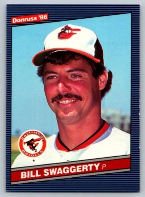 1986 DONRUSS BILL SWAGGERTY BALTIMORE ORIOLES #594 - Image 1 of 2