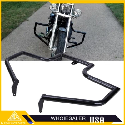 Barra de choque protectora de motor de motocicleta para Harley Heritage Softail Fatboy 2000-2017 Foto 1 de 4