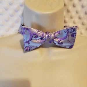 Madison (Belk) Boys Bow Tie Pre-tied Adjustable Purple Wedding Dance Church - Picture 1 of 6
