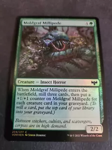 MTG Innistrad Crimson Vow Moldgraf Millipede Foil 209/277 NM - Picture 1 of 2
