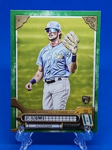2022 Topps Gypsy Queen Green Parallel JOSH LOWE #52 - Tampa Bay Rays Rookie  RC - Picture 1 of 2