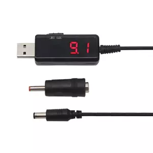 USB Boost Converter Cable DC 5V to 9V 12V USB Step-up Cable USB to DC 5.5x2.1... - Picture 1 of 12