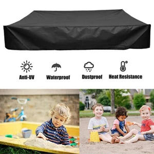 Sandbox Cover Square Protective Sandbox Canopy with Drawstring Sandpit Cover - Picture 1 of 18