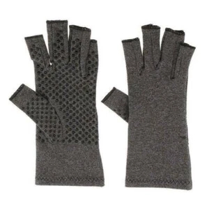Copper Compression Gloves Carpal Tunnel Arthritis Pain Relief Therapeutic Brace - Picture 1 of 13