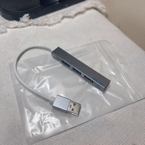 USB C HUB 3.0 Type C 4-Port Fast Speed Multi-Splitter for PC Laptop New - Picture 1 of 6