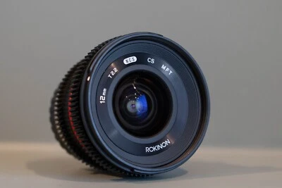 Rokinon 12mm T2.2 Compact High Speed Wide Angle Lens (Micro 4/3) - Image 1 of 4