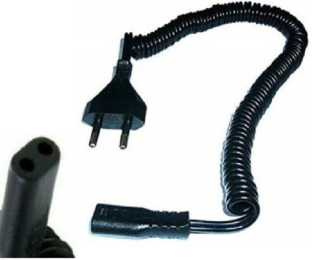 Für Grundig 8875 Netzteil Netzkabel Kabel Rasierer Ladegerät 2 Pin - Bild 1 von 1